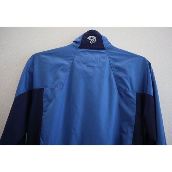 Mountain Hard Wear OM3894 Men's Sz Small Blue/Black Full Zip Windbreaker Jacket - Picture 4 of 10